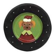 Christmas Dog Plates  (4 Count Assortment)