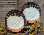 Pumpkin Kisses & Harvest Wishes Plates  (2 Count Assortment)