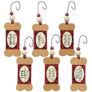 Dog Treat Ornaments  (6 Count Assortment)