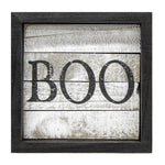 Boo Framed Shiplap Sign