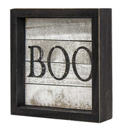 Boo Framed Shiplap Sign