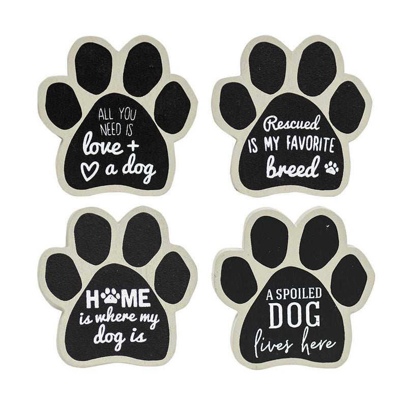 Dog Paw Magnets (Set of 4)