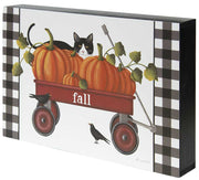 Fall Wagon Box Sign