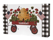 Summer Wagon Box Sign