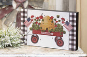 Summer Wagon Box Sign