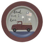Land That I Love Plate, 11.5" Dia.