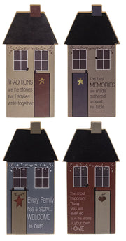 Family Traditions Chunky House (4 Count Assortment)