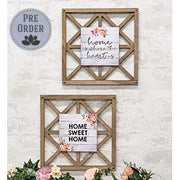 Where the Heart Is Lattice Sign (2 Count Assortment)