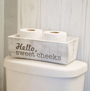 Hello Sweet Cheeks/Seat Yourself Reversible Toiletries Box