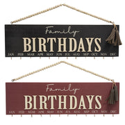 Family Birthdays Calendar (2 Count Assortment)