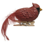 Resin Cardinal Clip Ornament