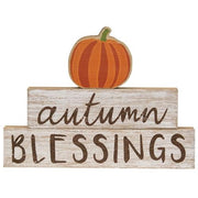 Autumn Blessings Pumpkin Stackers (Set of 3)