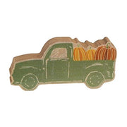 Welcome Autumn Green Truck Blocks (Set of 3)