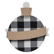 Buffalo Check Traditional Customizable Clip Ornament  (3 Count Assortment)
