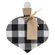 Buffalo Check Traditional Customizable Clip Ornament  (3 Count Assortment)