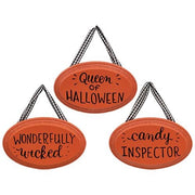 Queen of Halloween Ornament  (3 Count Assortment)