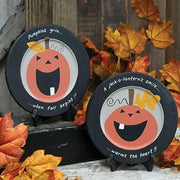 Pumpkins Grin Plate  (2 Count Assortment)