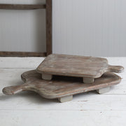 Set of Two Wooded Cutting Board Risers