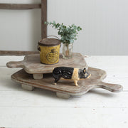 Set of Two Wooded Cutting Board Risers