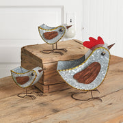 Mother Hen and Two Chicks Containers