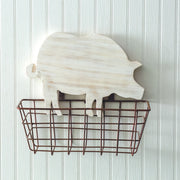Rustic Pig Basket