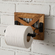 X Style Barn Door Toilet Paper Holder