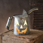 Mini Oil Can Jack-O-Lantern