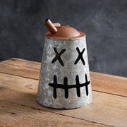 Scarecrow Oil Can Luminary