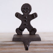 Cast Iron Gingerbread Stocking Holder