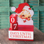 Vintage Santa Christmas Countdown Blocks