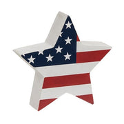 USA Flag Star Sitters (Set of 2)