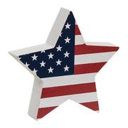 USA Flag Star Sitters (Set of 2)