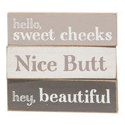 Nice Butt Thin Mini Block  (3 Count Assortment)