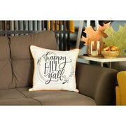 Set of 2 18" Thanksgiving Quote Throw Pillow Cover in Multicolor