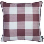 Set of 2 18" Fall Thanksgiving Gingham Throw Pillow Cover in Multicolor
