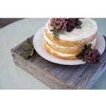 Natural Weathered Gray Cake Stand