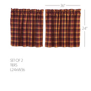 Heritage Farms Primitive Check Tier Set of 2 L24xW36