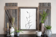 Set of 2 Rustic Natural Weathered Grey Wood Window Shutters with Hanger