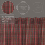 Tartan Red Plaid Tier Set of 2 L24xW36