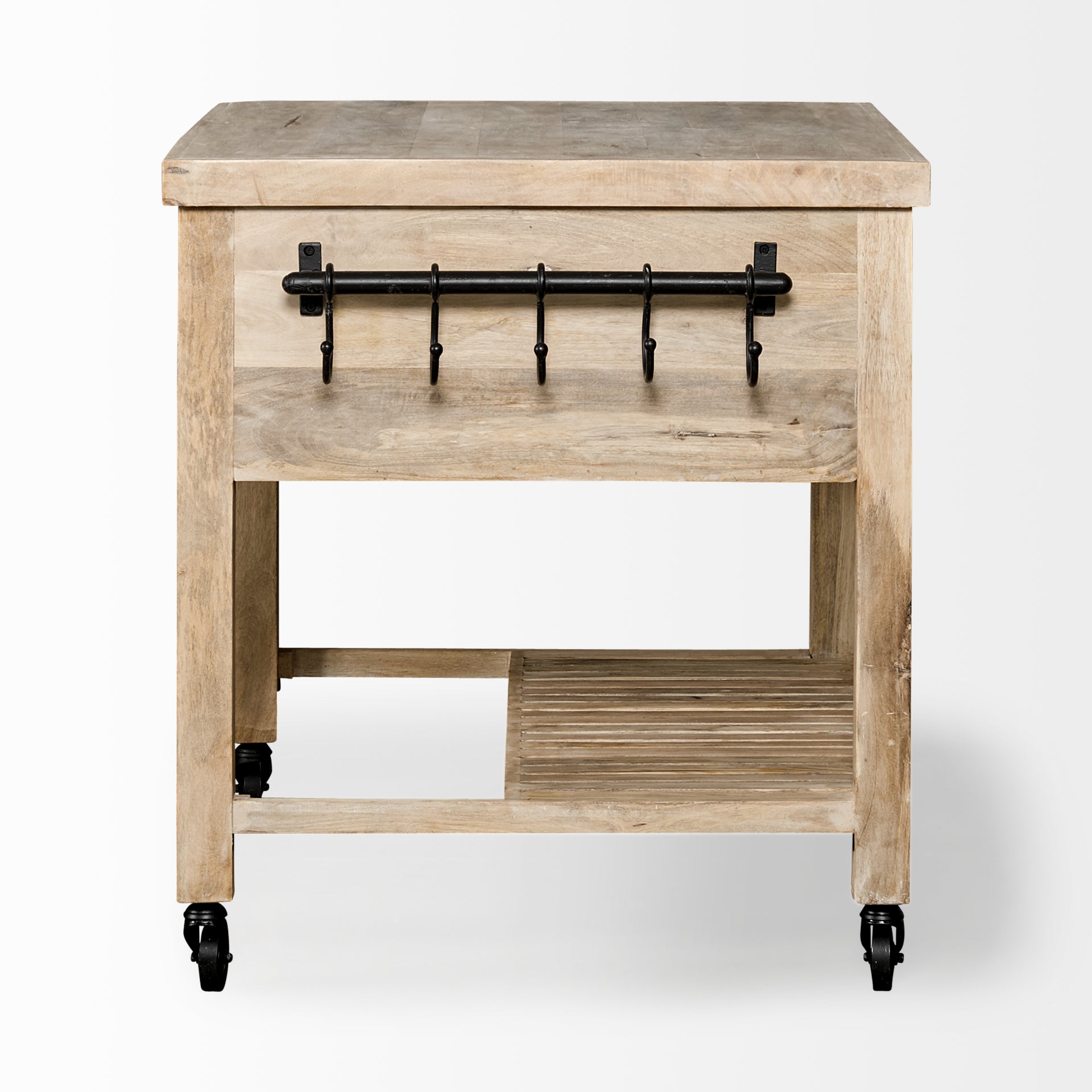 Modern Farmhouse Rolling Kitchen Island Or Bar Cart – Farmabilia