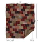 Wyatt Twin Quilt 68Wx86L