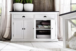 Modern Farmhouse Black And White Buffet Server