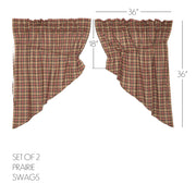 Crosswoods Prairie Swag Set of 2 36x36x18