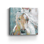 30" Whimsical Horse Canvas Wall Art