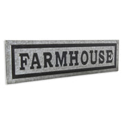 Galvanized Metal Farmhouse Wall Plate