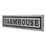 Galvanized Metal Farmhouse Wall Plate
