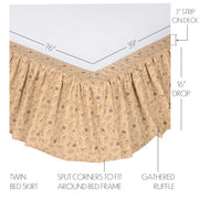 Maisie Twin Bed Skirt 39x76x16