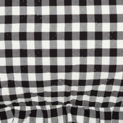 Annie Buffalo Black Check Fabric Euro Sham 26x26