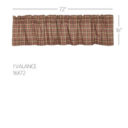 Crosswoods Valance 16x72