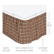 Crosswoods Queen Bed Skirt 60x80x16